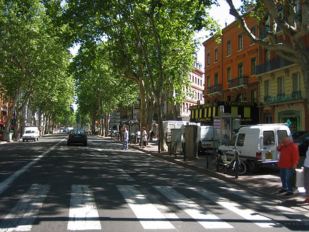 Straßen in Toulouse Foto 
