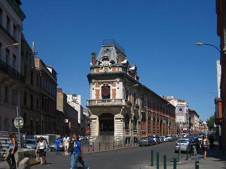 Straßen in Toulouse Foto 