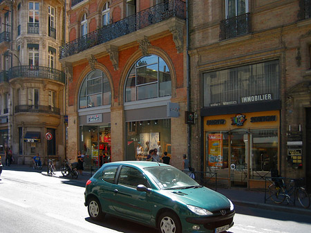Straßen in Toulouse Foto 
